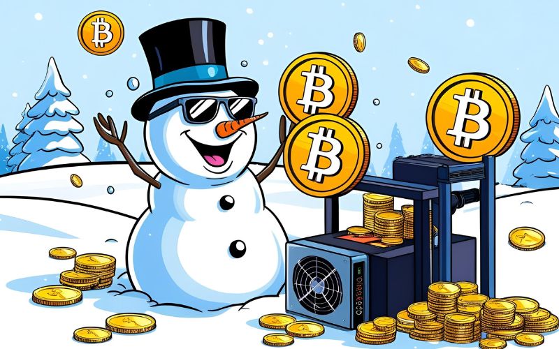 snowman meme coin mining
